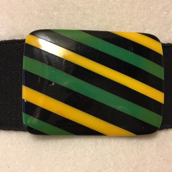 🍋
EUC Wide Stretch Belt / Striped Buckle - Picture 2 of 5